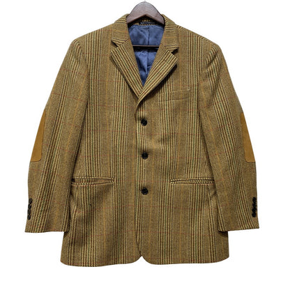 【中古品】【メンズ】 LAND'S END ランズエンド REID＆TAYLOR ELBOW PATCH WOOL 3B TAILORED JACKET リード＆テーラー エルボーパッチ テーラードジャケット 146-260802-as-20-izu カラー：ブラウン系 万代Net店