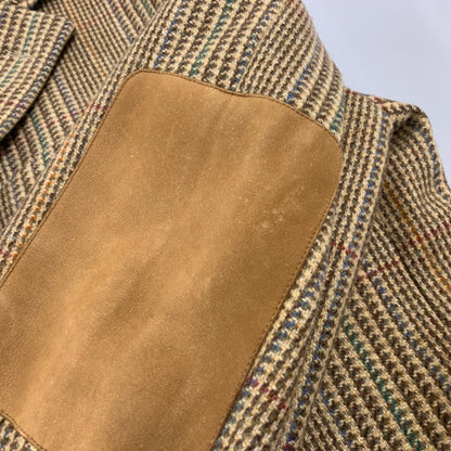 【中古品】【メンズ】 LAND'S END ランズエンド REID＆TAYLOR ELBOW PATCH WOOL 3B TAILORED JACKET リード＆テーラー エルボーパッチ テーラードジャケット 146-260802-as-20-izu カラー：ブラウン系 万代Net店