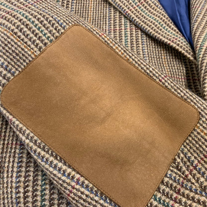 【中古品】【メンズ】 LAND'S END ランズエンド REID＆TAYLOR ELBOW PATCH WOOL 3B TAILORED JACKET リード＆テーラー エルボーパッチ テーラードジャケット 146-260802-as-20-izu カラー：ブラウン系 万代Net店