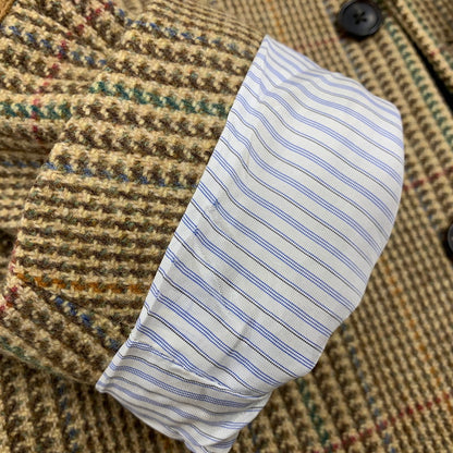 【中古品】【メンズ】 LAND'S END ランズエンド REID＆TAYLOR ELBOW PATCH WOOL 3B TAILORED JACKET リード＆テーラー エルボーパッチ テーラードジャケット 146-260802-as-20-izu カラー：ブラウン系 万代Net店
