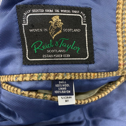 【中古品】【メンズ】 LAND'S END ランズエンド REID＆TAYLOR ELBOW PATCH WOOL 3B TAILORED JACKET リード＆テーラー エルボーパッチ テーラードジャケット 146-260802-as-20-izu カラー：ブラウン系 万代Net店