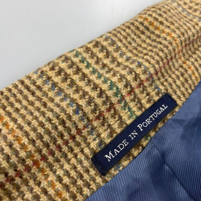 【中古品】【メンズ】 LAND'S END ランズエンド REID＆TAYLOR ELBOW PATCH WOOL 3B TAILORED JACKET リード＆テーラー エルボーパッチ テーラードジャケット 146-260802-as-20-izu カラー：ブラウン系 万代Net店