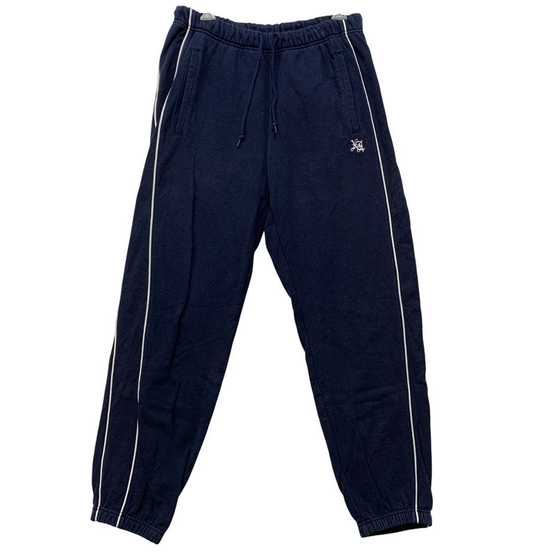 【中古品】【メンズ】 XLARGE エクストララージ EMBROIDERED LOGO PIPING SWEAT PANTS 101231031022 ロゴ パイピング スウェットパンツ 153-260802-as-21-izu サイズ：M カラー：ネイビー 万代Net店