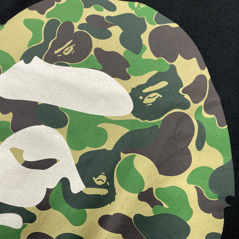 【中古品】【メンズ】 A BATHING APE アベイシングエイプ BIG APE HEAD LOGO SS TEE 001TEK301006M ビッグエイプヘッド ロゴ 半袖 Tシャツ 142-260806-as-01-izu サイズ：M カラー：ブラック 万代Net店