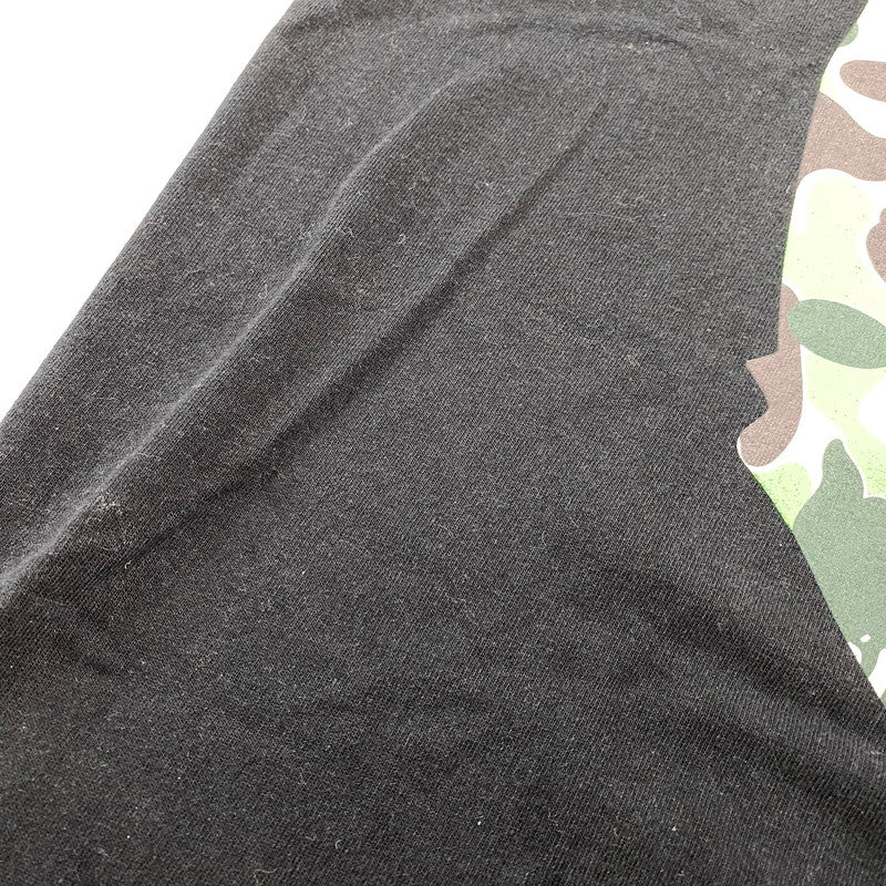 【中古品】【メンズ】 A BATHING APE アベイシングエイプ BIG APE HEAD LOGO SS TEE 001TEK301006M ビッグエイプヘッド ロゴ 半袖 Tシャツ 142-260806-as-01-izu サイズ：M カラー：ブラック 万代Net店