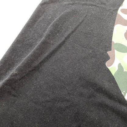 【中古品】【メンズ】 A BATHING APE アベイシングエイプ BIG APE HEAD LOGO SS TEE 001TEK301006M ビッグエイプヘッド ロゴ 半袖 Tシャツ 142-260806-as-01-izu サイズ：M カラー：ブラック 万代Net店
