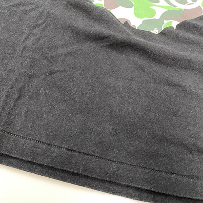 【中古品】【メンズ】 A BATHING APE アベイシングエイプ BIG APE HEAD LOGO SS TEE 001TEK301006M ビッグエイプヘッド ロゴ 半袖 Tシャツ 142-260806-as-01-izu サイズ：M カラー：ブラック 万代Net店