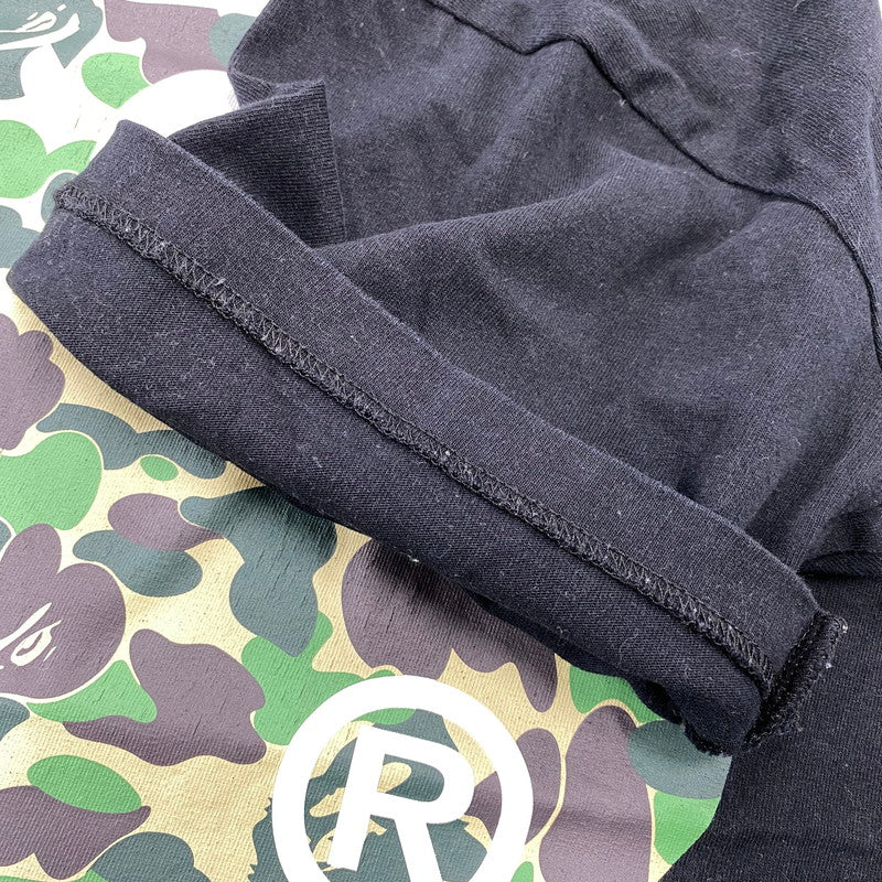 【中古品】【メンズ】 A BATHING APE アベイシングエイプ BIG APE HEAD LOGO SS TEE 001TEK301006M ビッグエイプヘッド ロゴ 半袖 Tシャツ 142-260806-as-01-izu サイズ：M カラー：ブラック 万代Net店