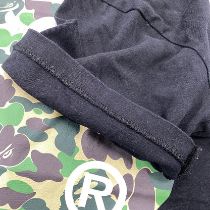 【中古品】【メンズ】 A BATHING APE アベイシングエイプ BIG APE HEAD LOGO SS TEE 001TEK301006M ビッグエイプヘッド ロゴ 半袖 Tシャツ 142-260806-as-01-izu サイズ：M カラー：ブラック 万代Net店
