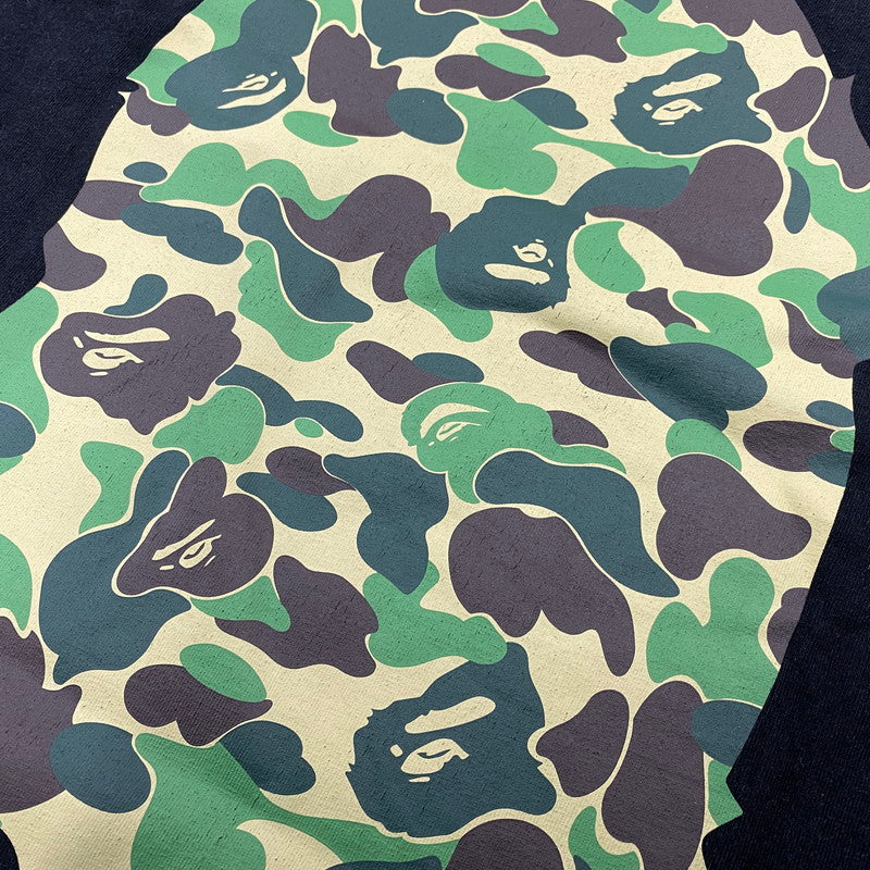 【中古品】【メンズ】 A BATHING APE アベイシングエイプ BIG APE HEAD LOGO SS TEE 001TEK301006M ビッグエイプヘッド ロゴ 半袖 Tシャツ 142-260806-as-01-izu サイズ：M カラー：ブラック 万代Net店