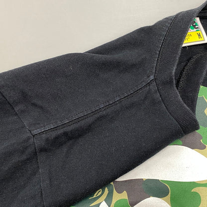 【中古品】【メンズ】 A BATHING APE アベイシングエイプ BIG APE HEAD LOGO SS TEE 001TEK301006M ビッグエイプヘッド ロゴ 半袖 Tシャツ 142-260806-as-01-izu サイズ：M カラー：ブラック 万代Net店