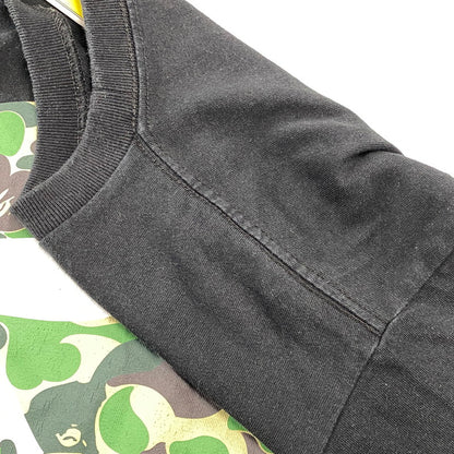 【中古品】【メンズ】 A BATHING APE アベイシングエイプ BIG APE HEAD LOGO SS TEE 001TEK301006M ビッグエイプヘッド ロゴ 半袖 Tシャツ 142-260806-as-01-izu サイズ：M カラー：ブラック 万代Net店
