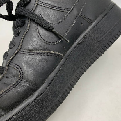 【現状渡し品】【メンズ/レディース】 NIKE ナイキ WMNS AIR FORCE 1 07 315115-038 ウィメンズ エア フォース 1 07 スニーカー 靴 160-260803-as-23-izu サイズ：25cm カラー：BLACK/BLACK 万代Net店