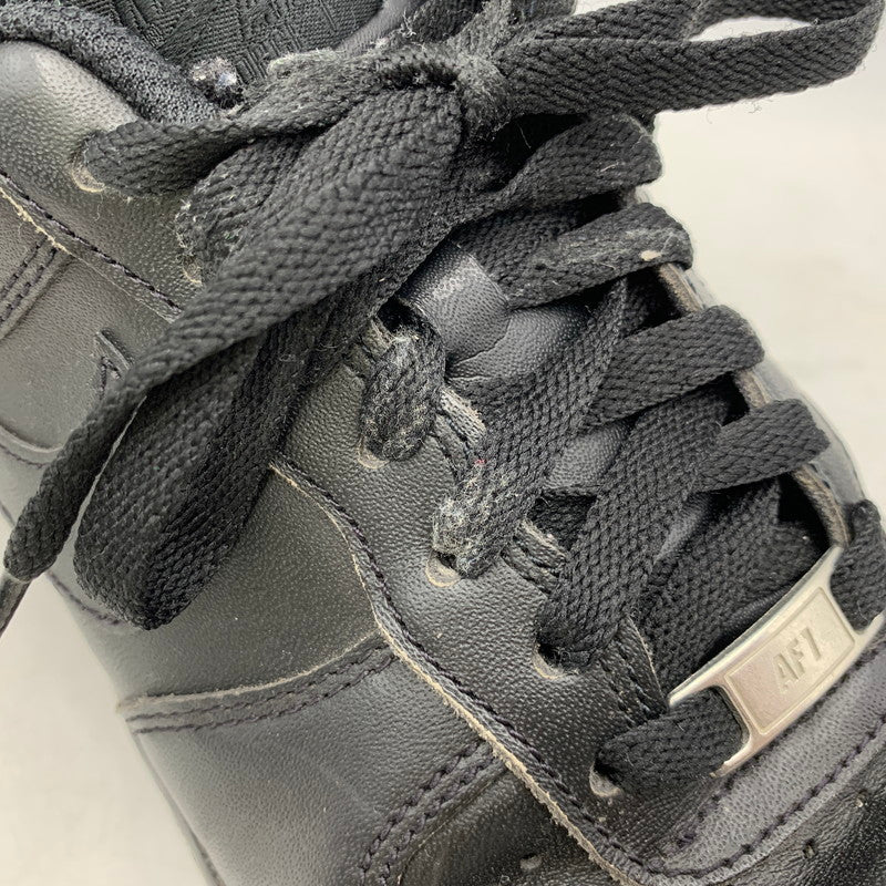 【現状渡し品】【メンズ/レディース】 NIKE ナイキ WMNS AIR FORCE 1 07 315115-038 ウィメンズ エア フォース 1 07 スニーカー 靴 160-260803-as-23-izu サイズ：25cm カラー：BLACK/BLACK 万代Net店