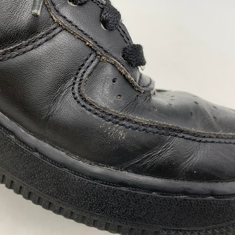 【現状渡し品】【メンズ/レディース】 NIKE ナイキ WMNS AIR FORCE 1 07 315115-038 ウィメンズ エア フォース 1 07 スニーカー 靴 160-260803-as-23-izu サイズ：25cm カラー：BLACK/BLACK 万代Net店