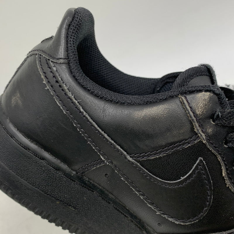 【現状渡し品】【メンズ/レディース】 NIKE ナイキ WMNS AIR FORCE 1 07 315115-038 ウィメンズ エア フォース 1 07 スニーカー 靴 160-260803-as-23-izu サイズ：25cm カラー：BLACK/BLACK 万代Net店