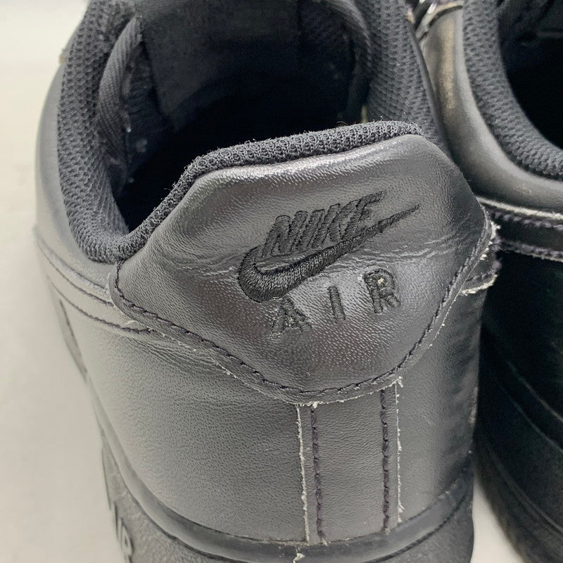【現状渡し品】【メンズ/レディース】 NIKE ナイキ WMNS AIR FORCE 1 07 315115-038 ウィメンズ エア フォース 1 07 スニーカー 靴 160-260803-as-23-izu サイズ：25cm カラー：BLACK/BLACK 万代Net店