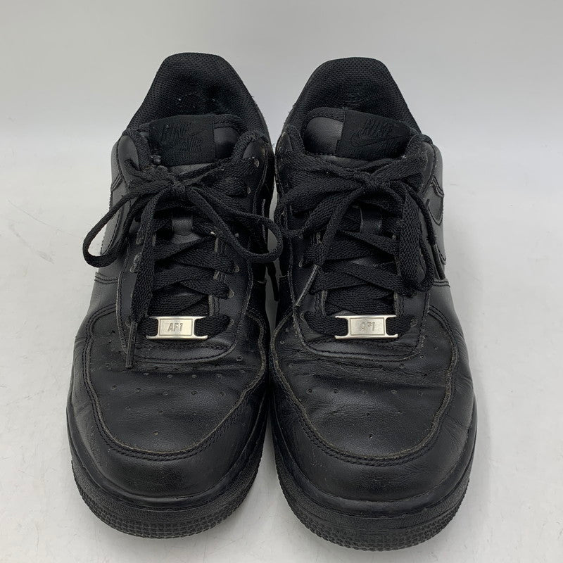 【現状渡し品】【メンズ/レディース】 NIKE ナイキ WMNS AIR FORCE 1 07 315115-038 ウィメンズ エア フォース 1 07 スニーカー 靴 160-260803-as-23-izu サイズ：25cm カラー：BLACK/BLACK 万代Net店