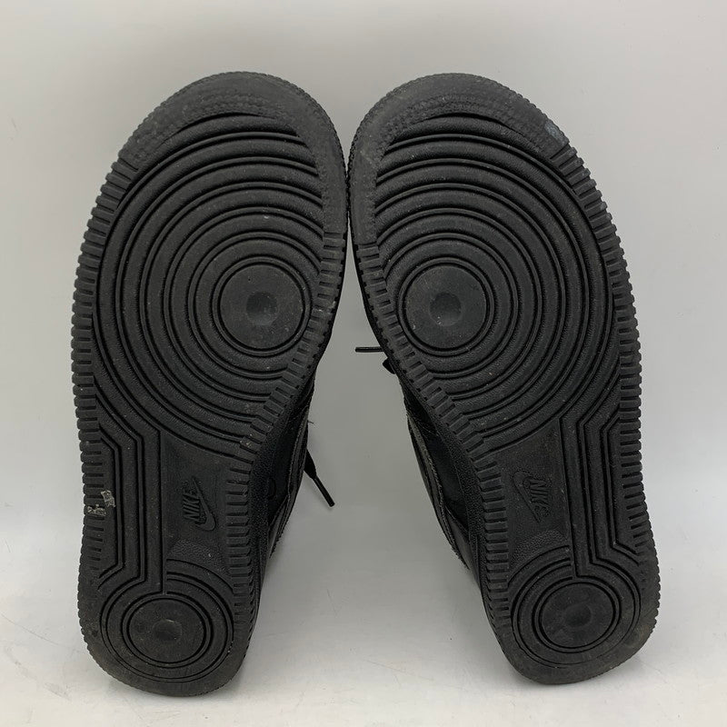 【現状渡し品】【メンズ/レディース】 NIKE ナイキ WMNS AIR FORCE 1 07 315115-038 ウィメンズ エア フォース 1 07 スニーカー 靴 160-260803-as-23-izu サイズ：25cm カラー：BLACK/BLACK 万代Net店