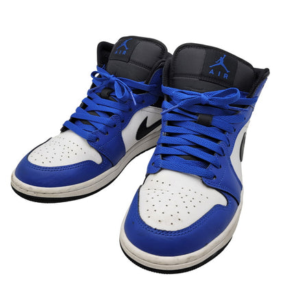 【中古品】【メンズ/レディース】 NIKE ナイキ AIR JORDAN 1 MID DQ8426-402 エア ジョーダン 1 ミッド スニーカー 靴 160-260801-as-04-izu サイズ：25cm カラー：GAME ROYAL/BLACK/WHITE 万代Net店