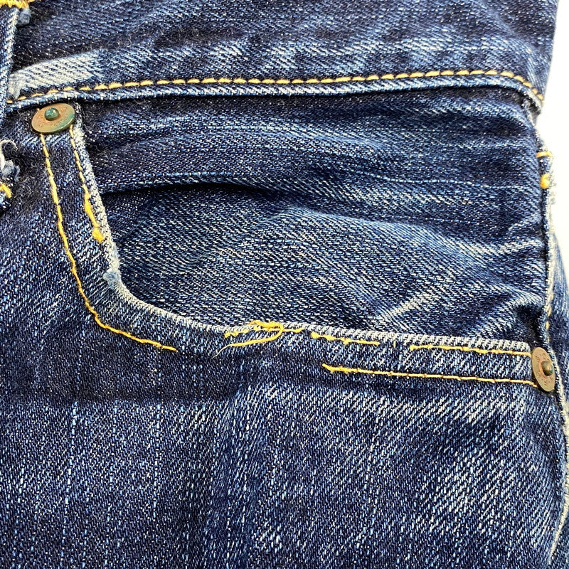 【現状渡し品】【メンズ】 THE FLAT HEAD ザフラットヘッド 3008 DENIM PANTS デニム パンツ ボトムス 156-260806-yn-09-izu サイズ：32 カラー：インディゴ 万代Net店