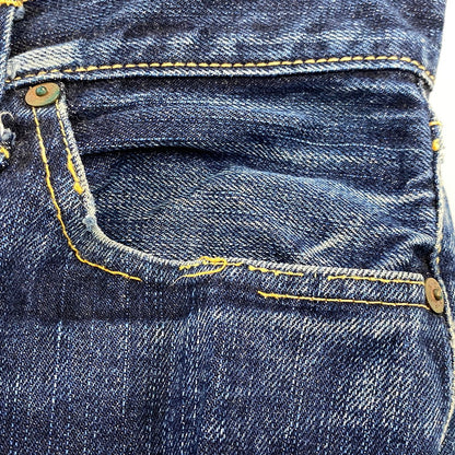 【現状渡し品】【メンズ】 THE FLAT HEAD ザフラットヘッド 3008 DENIM PANTS デニム パンツ ボトムス 156-260806-yn-09-izu サイズ：32 カラー：インディゴ 万代Net店