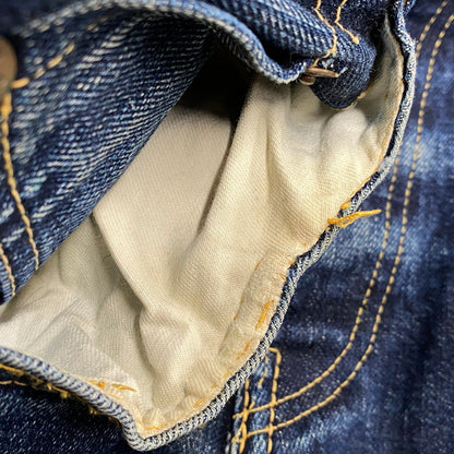 【現状渡し品】【メンズ】 THE FLAT HEAD ザフラットヘッド 3008 DENIM PANTS デニム パンツ ボトムス 156-260806-yn-09-izu サイズ：32 カラー：インディゴ 万代Net店