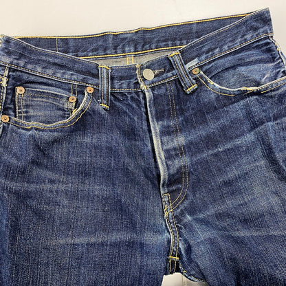 【現状渡し品】【メンズ】 THE FLAT HEAD ザフラットヘッド 3008 DENIM PANTS デニム パンツ ボトムス 156-260806-yn-09-izu サイズ：32 カラー：インディゴ 万代Net店