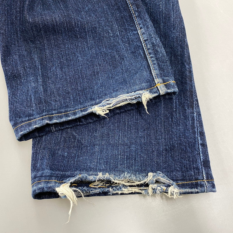 【現状渡し品】【メンズ】 THE FLAT HEAD ザフラットヘッド 3008 DENIM PANTS デニム パンツ ボトムス 156-260806-yn-09-izu サイズ：32 カラー：インディゴ 万代Net店