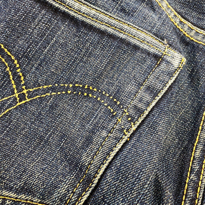 【現状渡し品】【メンズ】 THE FLAT HEAD ザフラットヘッド 3008 DENIM PANTS デニム パンツ ボトムス 156-260806-yn-09-izu サイズ：32 カラー：インディゴ 万代Net店