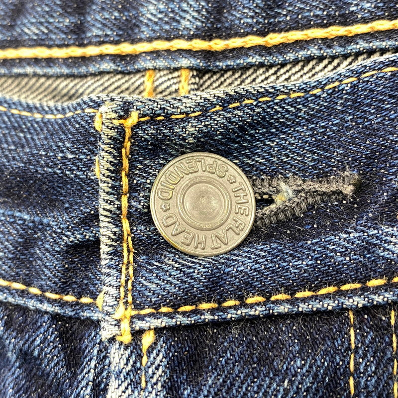 【現状渡し品】【メンズ】 THE FLAT HEAD ザフラットヘッド 3008 DENIM PANTS デニム パンツ ボトムス 156-260806-yn-09-izu サイズ：32 カラー：インディゴ 万代Net店