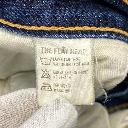【現状渡し品】【メンズ】 THE FLAT HEAD ザフラットヘッド 3008 DENIM PANTS デニム パンツ ボトムス 156-260806-yn-09-izu サイズ：32 カラー：インディゴ 万代Net店