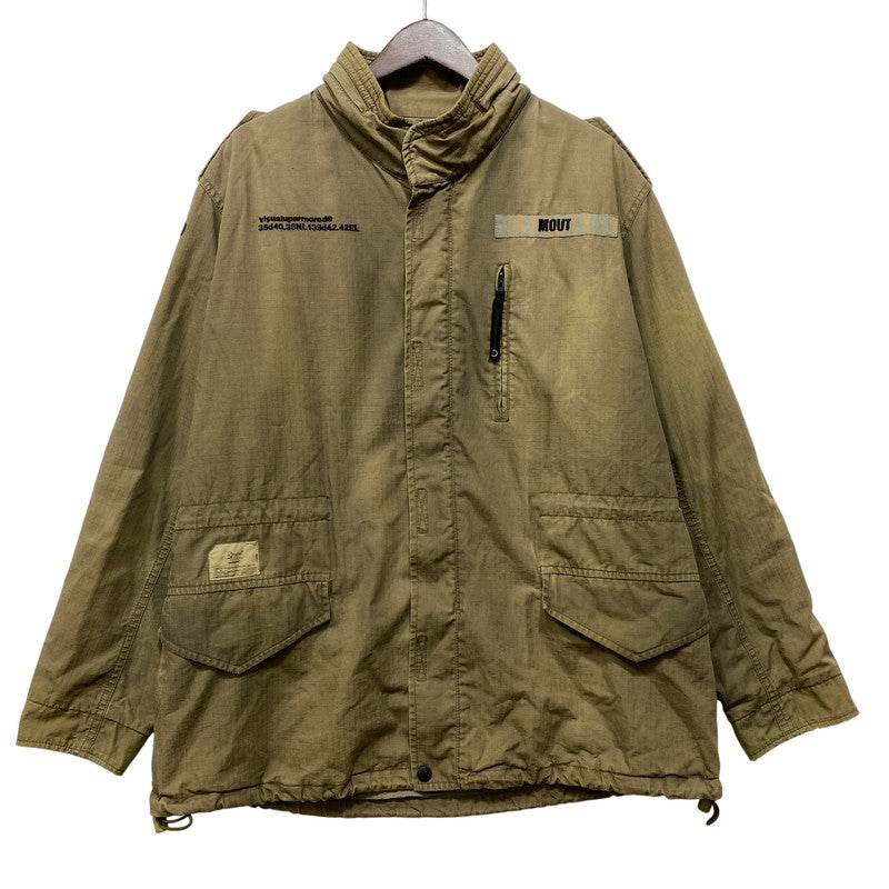 【現状渡し品】【メンズ】 WTAPS ダブルタップス MILITARY JACKET ミリタリージャケット アウター 142-260801-as-08-izu サイズ：L カラー：カーキ 万代Net店