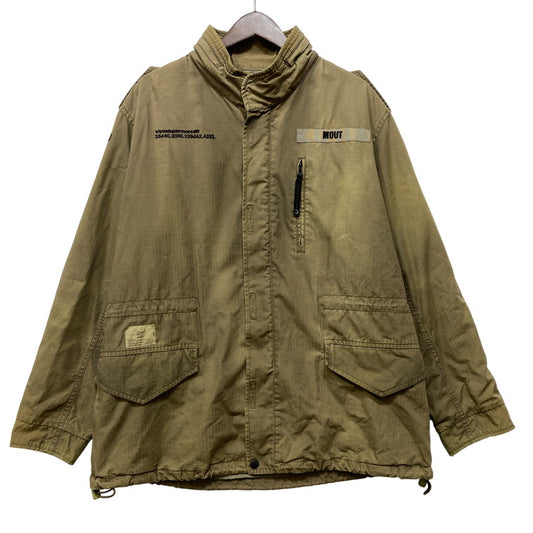 【現状渡し品】【メンズ】 WTAPS ダブルタップス MILITARY JACKET ミリタリージャケット アウター 142-260801-as-08-izu サイズ：L カラー：カーキ 万代Net店