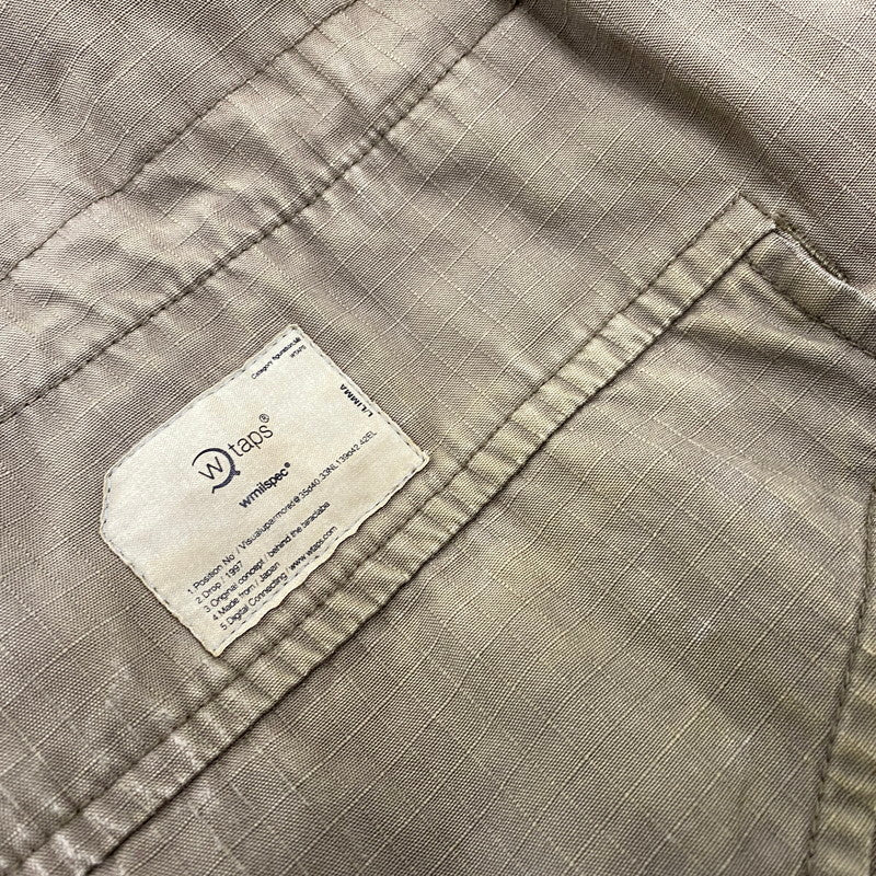 【現状渡し品】【メンズ】 WTAPS ダブルタップス MILITARY JACKET ミリタリージャケット アウター 142-260801-as-08-izu サイズ：L カラー：カーキ 万代Net店
