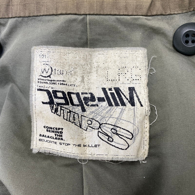 【現状渡し品】【メンズ】 WTAPS ダブルタップス MILITARY JACKET ミリタリージャケット アウター 142-260801-as-08-izu サイズ：L カラー：カーキ 万代Net店