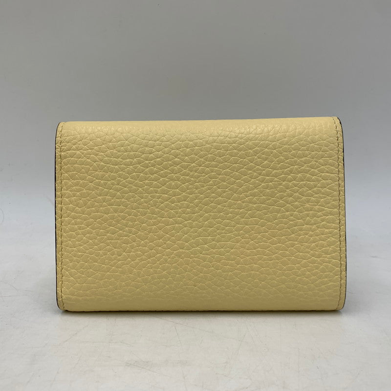 【中古品】【メンズ/レディース】 LOUIS VUITTON ルイ・ヴィトン ポルトフォイユ カプシーヌ コンパクト ウォレット 財布 179-260806-as-15-izu カラー：クリーム 万代Net店
