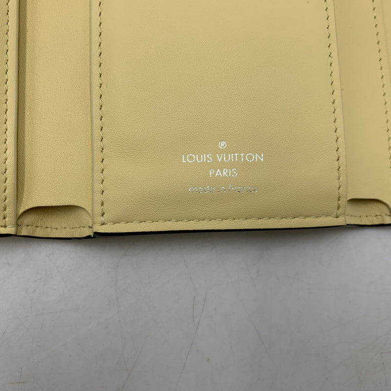 【中古品】【メンズ/レディース】 LOUIS VUITTON ルイ・ヴィトン ポルトフォイユ カプシーヌ コンパクト ウォレット 財布 179-260806-as-15-izu カラー：クリーム 万代Net店