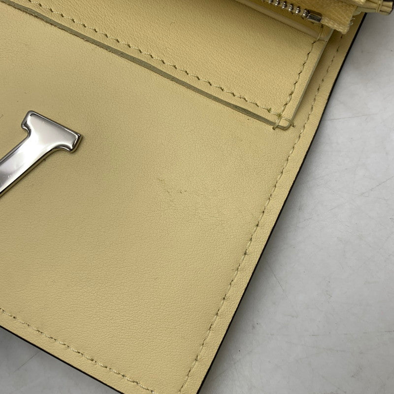 【中古品】【メンズ/レディース】 LOUIS VUITTON ルイ・ヴィトン ポルトフォイユ カプシーヌ コンパクト ウォレット 財布 179-260806-as-15-izu カラー：クリーム 万代Net店