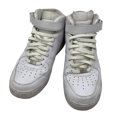 【中古品】【メンズ】 NIKE ナイキ AIR FORCE 1 MID 07 315123-111 エアフォース 1 ミッド 07 スニーカー 靴 160-260803-as-22-izu サイズ：28cm カラー：WHITE/WHITE 万代Net店