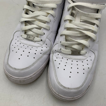 【中古品】【メンズ】 NIKE ナイキ AIR FORCE 1 MID 07 315123-111 エアフォース 1 ミッド 07 スニーカー 靴 160-260803-as-22-izu サイズ：28cm カラー：WHITE/WHITE 万代Net店