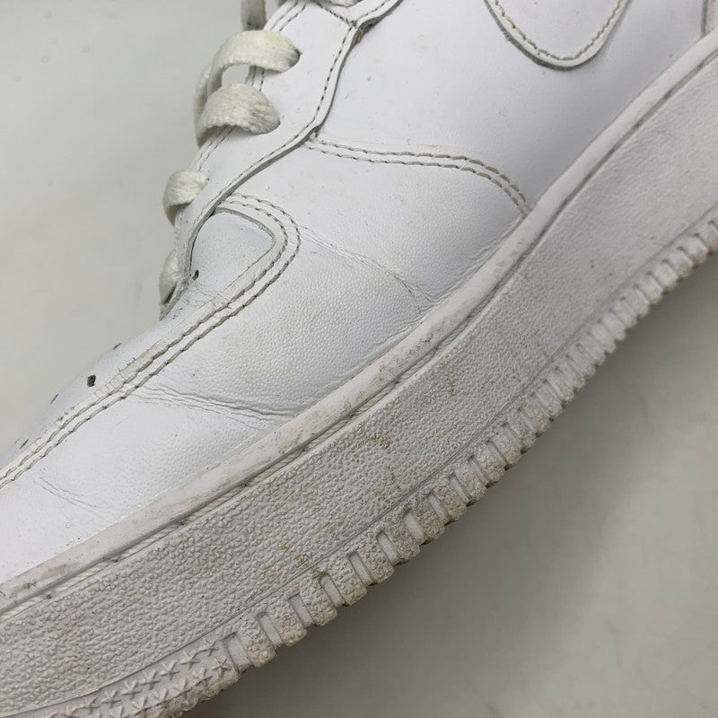 【中古品】【メンズ】 NIKE ナイキ AIR FORCE 1 MID 07 315123-111 エアフォース 1 ミッド 07 スニーカー 靴 160-260803-as-22-izu サイズ：28cm カラー：WHITE/WHITE 万代Net店