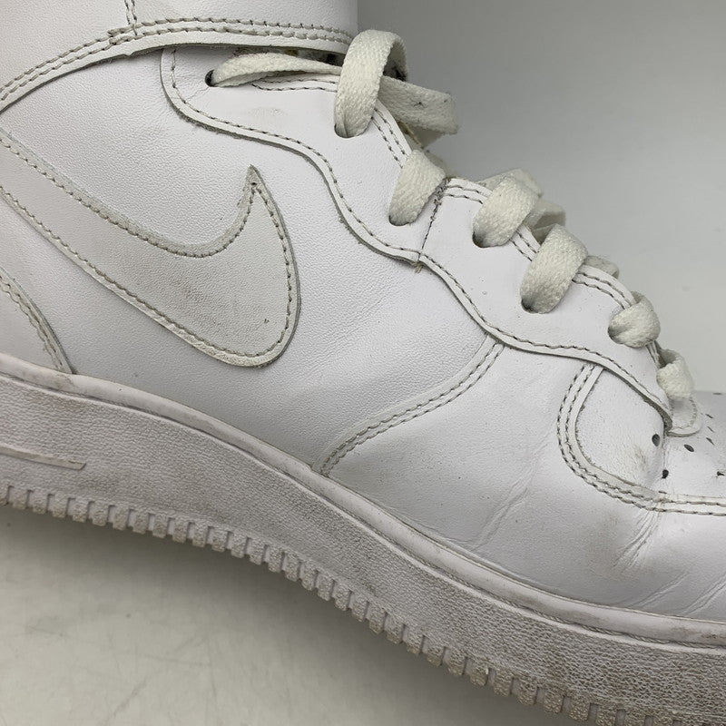 【中古品】【メンズ】 NIKE ナイキ AIR FORCE 1 MID 07 315123-111 エアフォース 1 ミッド 07 スニーカー 靴 160-260803-as-22-izu サイズ：28cm カラー：WHITE/WHITE 万代Net店