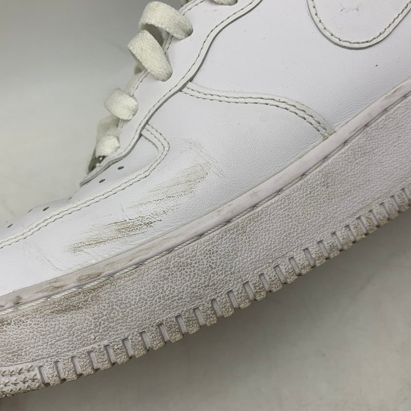 【中古品】【メンズ】 NIKE ナイキ AIR FORCE 1 MID 07 315123-111 エアフォース 1 ミッド 07 スニーカー 靴 160-260803-as-22-izu サイズ：28cm カラー：WHITE/WHITE 万代Net店