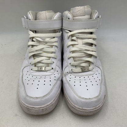 【中古品】【メンズ】 NIKE ナイキ AIR FORCE 1 MID 07 315123-111 エアフォース 1 ミッド 07 スニーカー 靴 160-260803-as-22-izu サイズ：28cm カラー：WHITE/WHITE 万代Net店