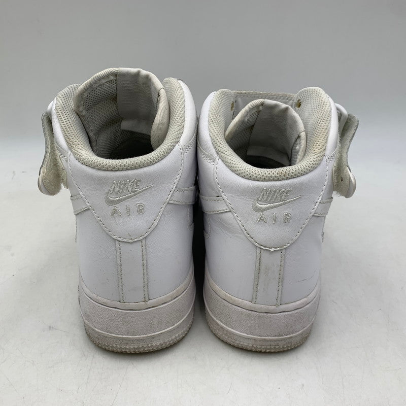 【中古品】【メンズ】 NIKE ナイキ AIR FORCE 1 MID 07 315123-111 エアフォース 1 ミッド 07 スニーカー 靴 160-260803-as-22-izu サイズ：28cm カラー：WHITE/WHITE 万代Net店