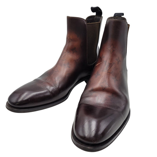 【中古品】【メンズ】 LOUIS VUITTON ルイ・ヴィトン SIDEGORE BOOTS サイドゴアブーツ シューズ 靴 179-260801-as-01-izu サイズ：8 カラー：ブラウン 万代Net店