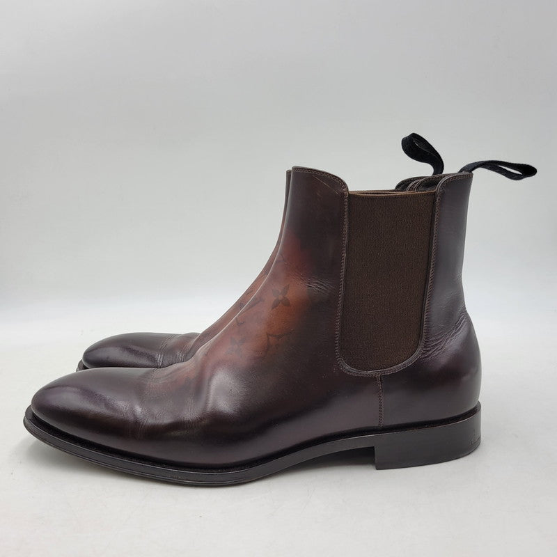 【中古品】【メンズ】 LOUIS VUITTON ルイ・ヴィトン SIDEGORE BOOTS サイドゴアブーツ シューズ 靴 179-260801-as-01-izu サイズ：8 カラー：ブラウン 万代Net店