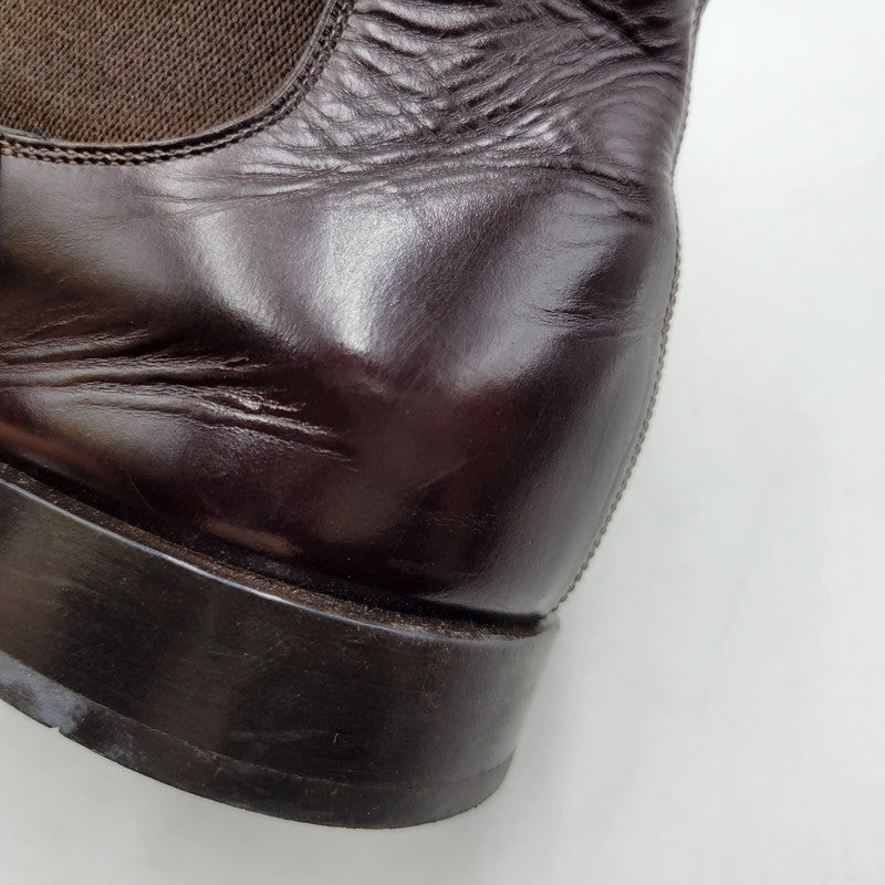 【中古品】【メンズ】 LOUIS VUITTON ルイ・ヴィトン SIDEGORE BOOTS サイドゴアブーツ シューズ 靴 179-260801-as-01-izu サイズ：8 カラー：ブラウン 万代Net店