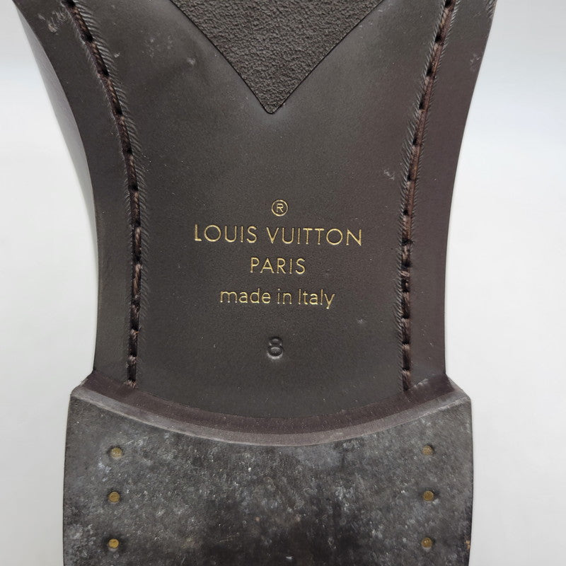【中古品】【メンズ】 LOUIS VUITTON ルイ・ヴィトン SIDEGORE BOOTS サイドゴアブーツ シューズ 靴 179-260801-as-01-izu サイズ：8 カラー：ブラウン 万代Net店